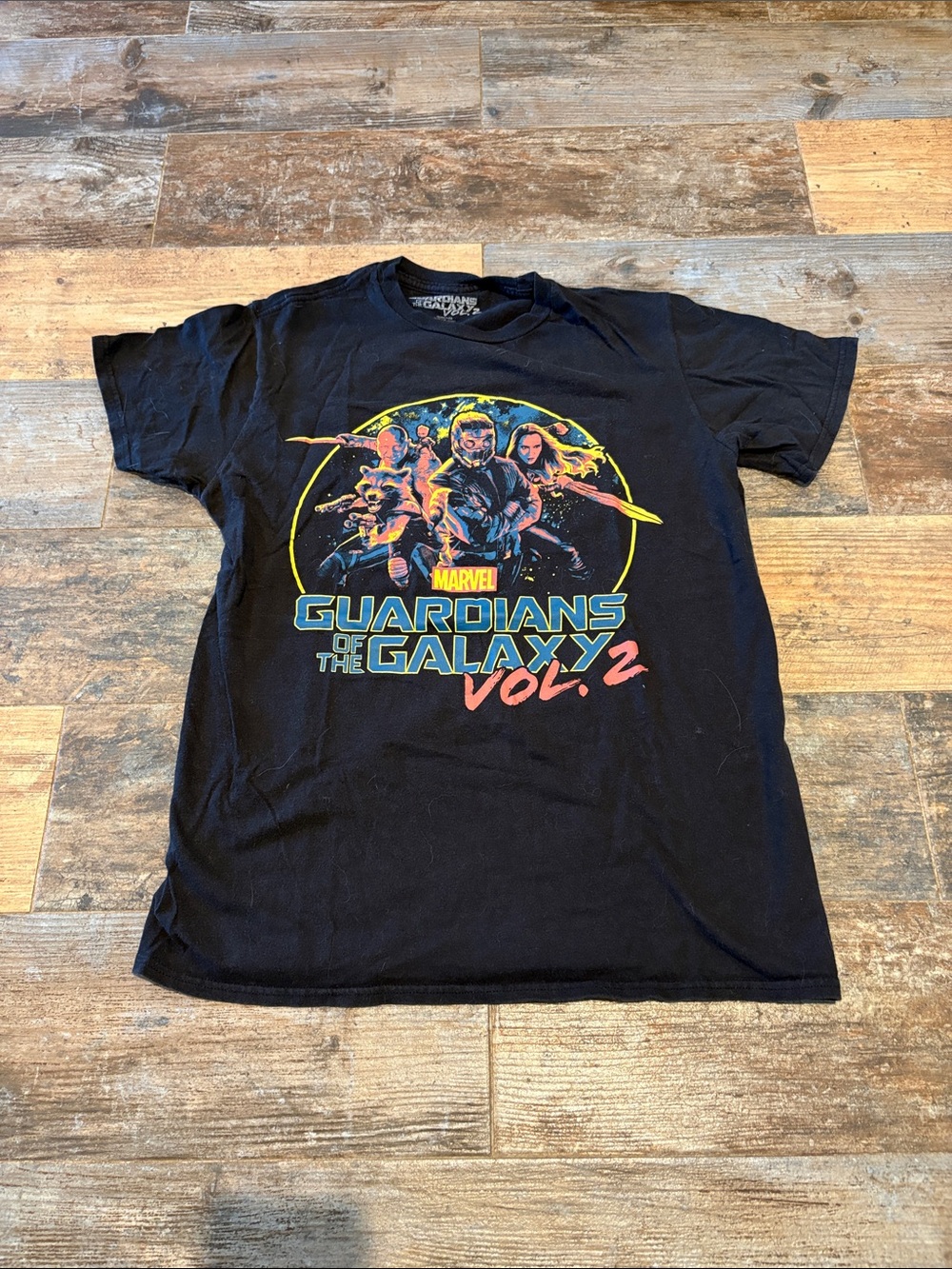 Marvel Black Guardians of the Galaxy Vol. 2 Short Sleeve Graphic Tee - Men
